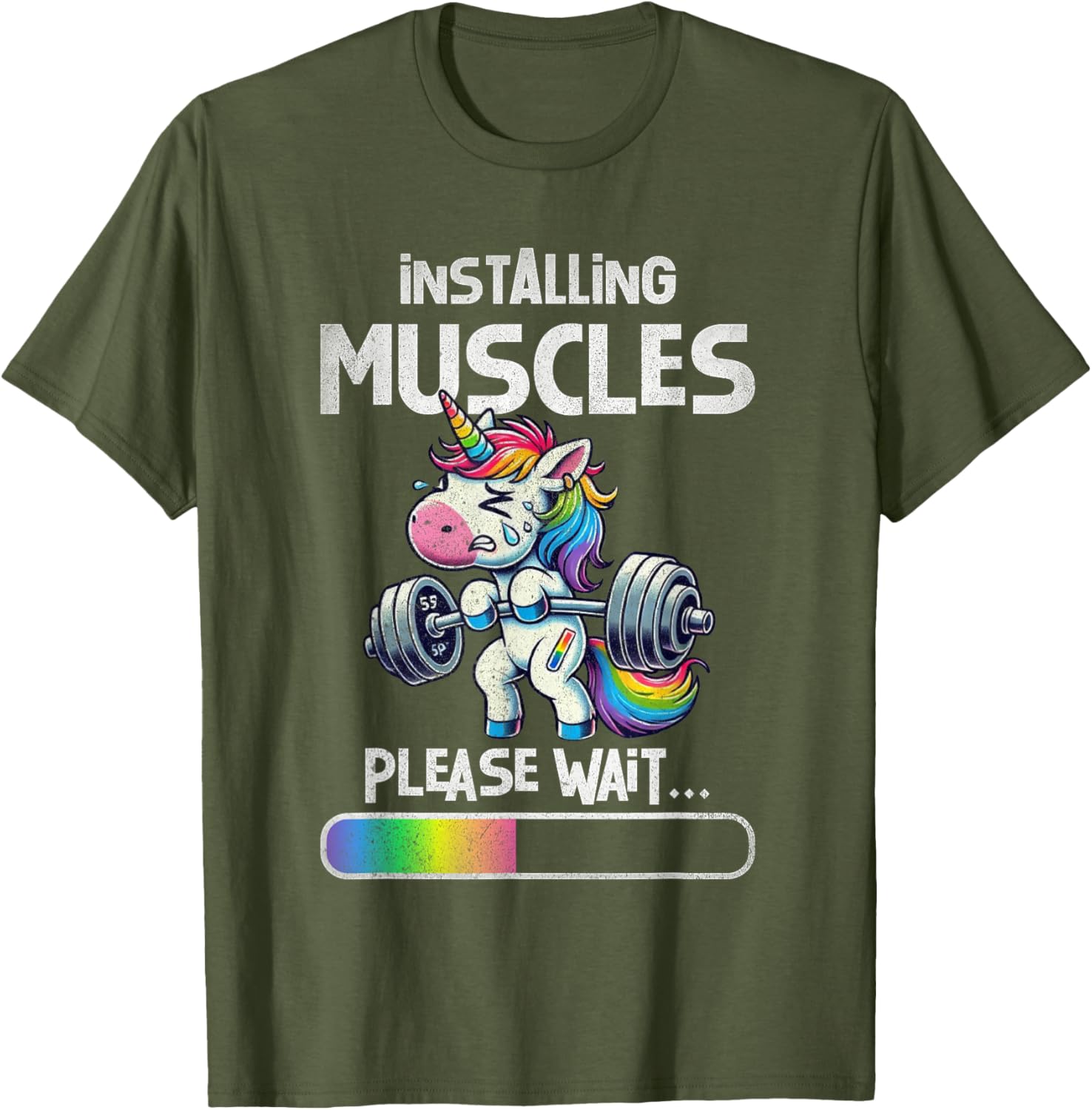 Funny Unicorn Weightlifting T-Shirt for Gym Lovers and Fitness Fans - 5