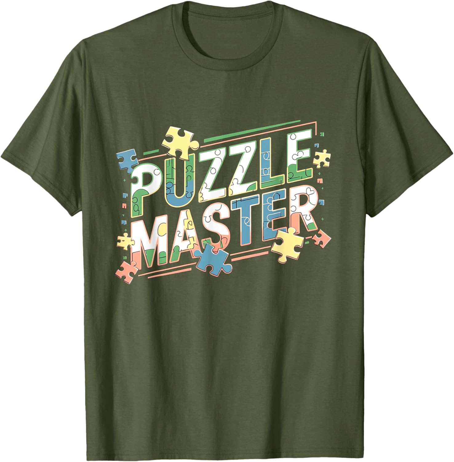 Funny Puzzle Master Jigsaw Puzzle T-Shirt for Creative Minds - 1