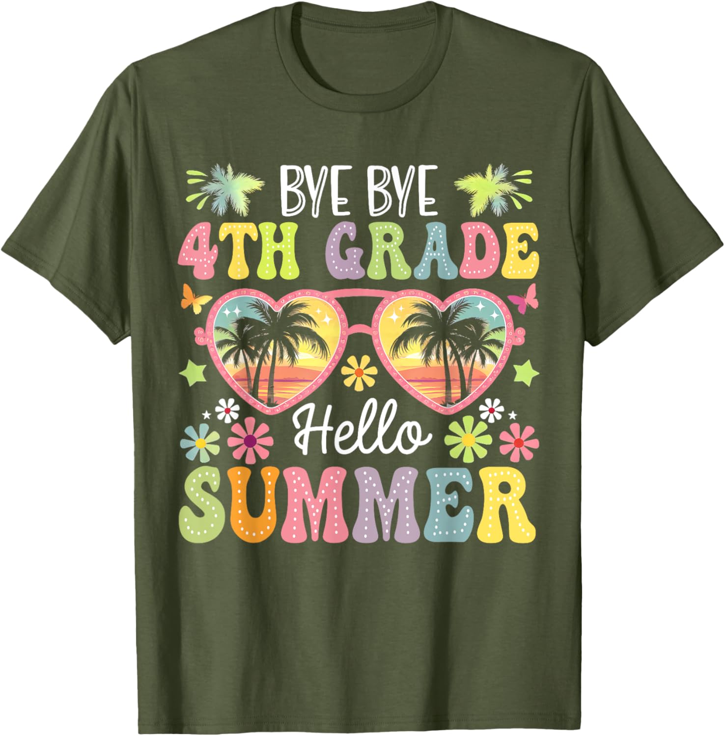 Goodbye 4th Grade Hello Summer Kids T-Shirt for Boys - Fun Last Day Style - 11
