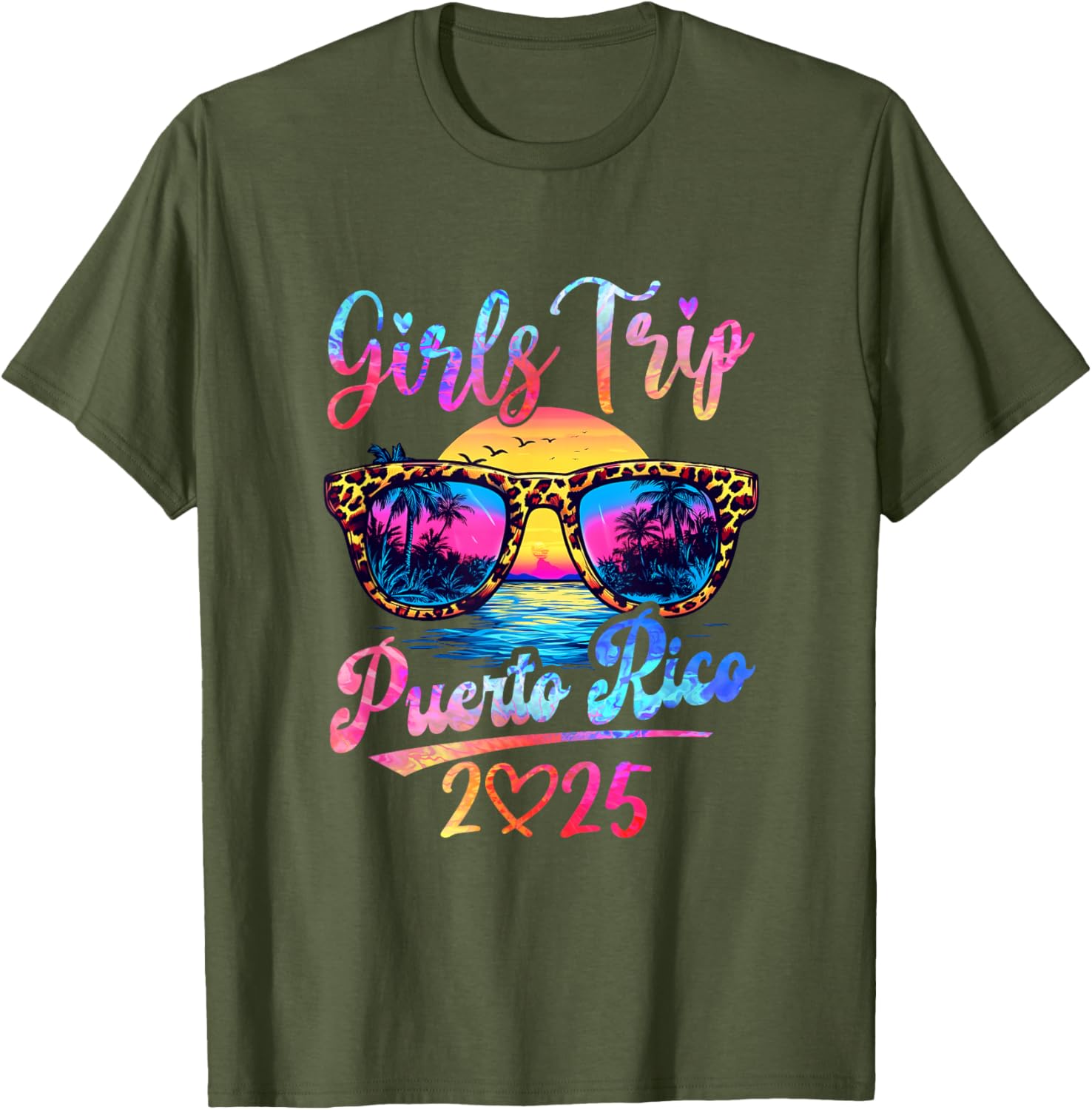 Girls Trip Puerto Rico 2025 Matching T-Shirt for Summer Vacation Fun - 23