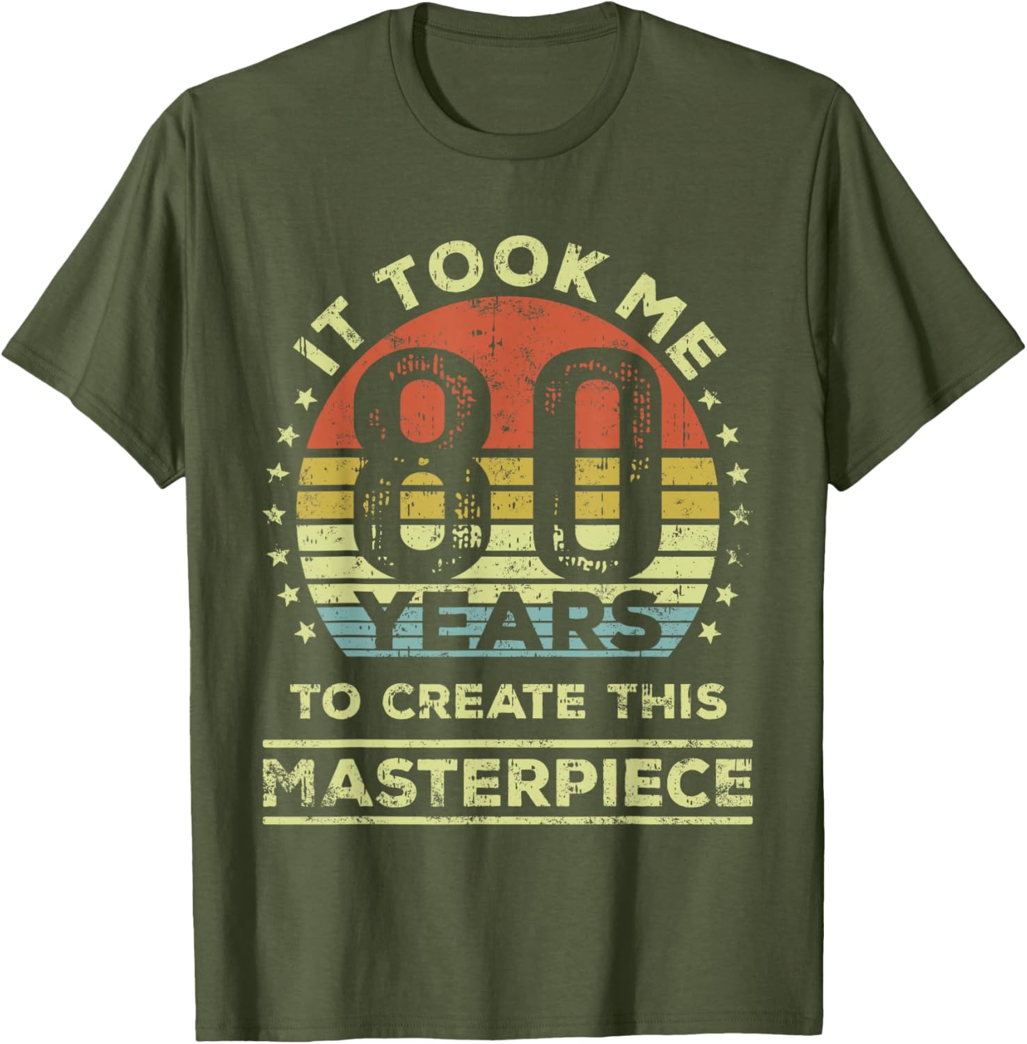 Celebrate 80 Years with This Funny 80th Birthday T-Shirt for Him/Her - 9