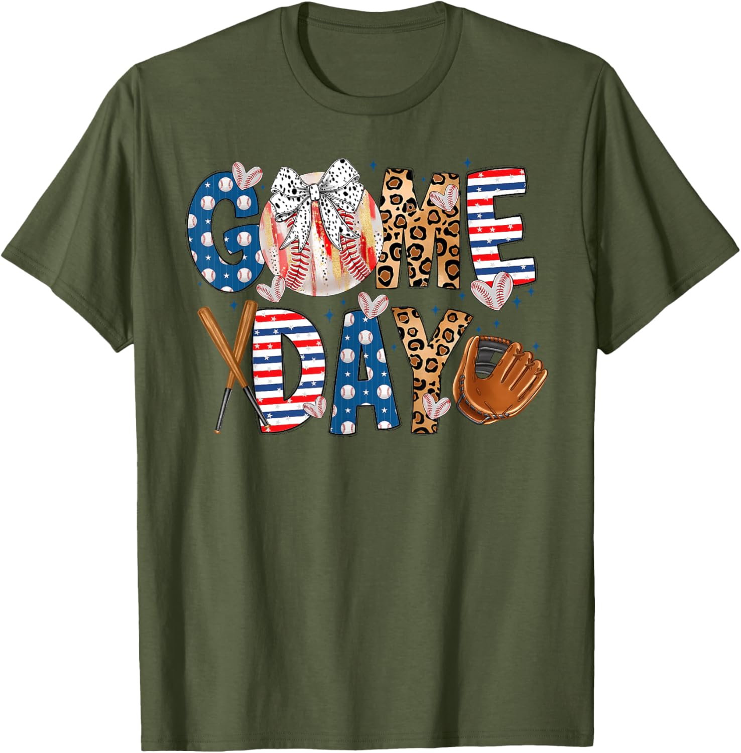 Funny Coquette Bow Baseball Mom T-Shirt for Game Day Enthusiasts - 12
