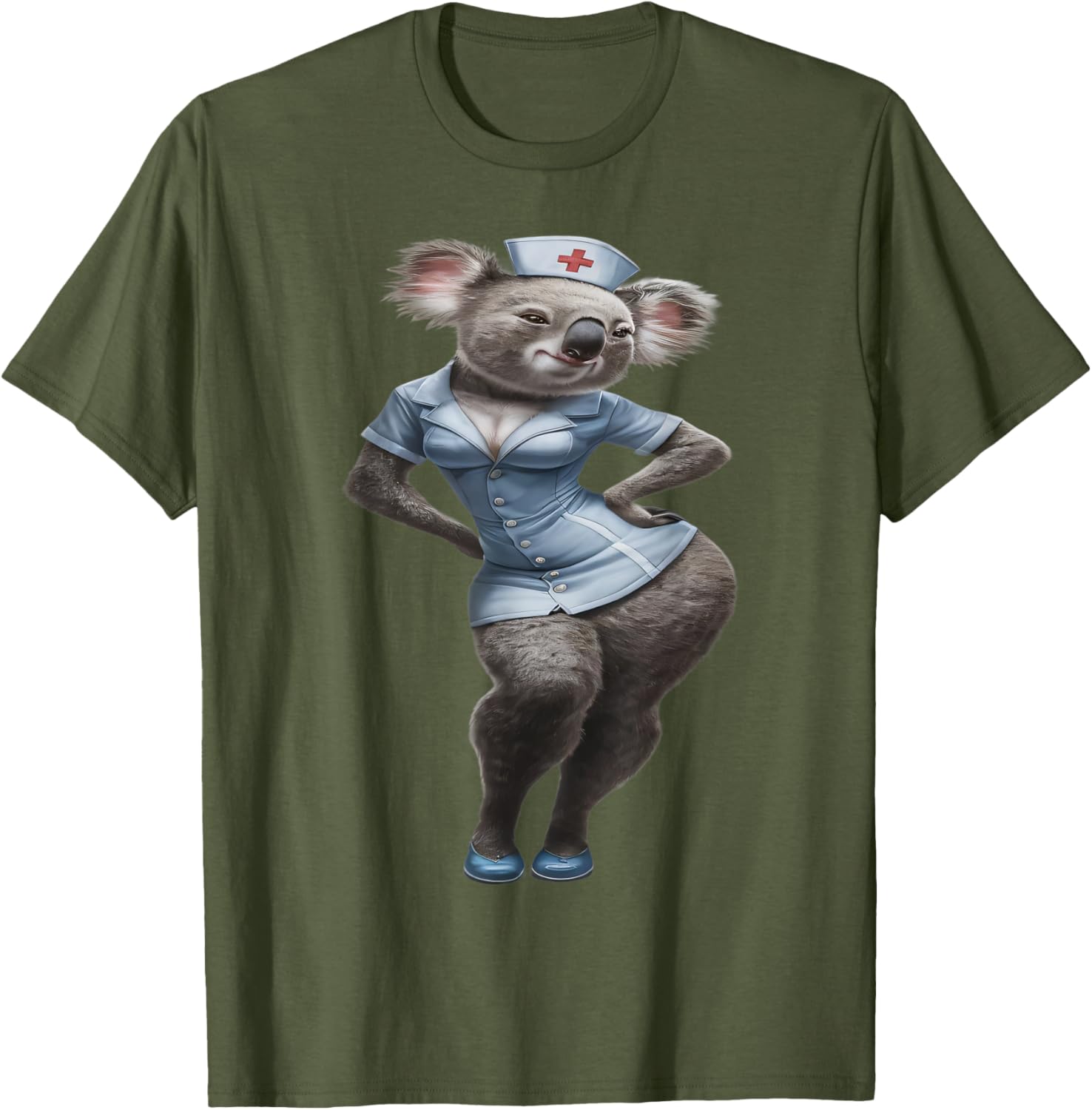 Funny Koala Nurse T-Shirt for Men and Women - Cute and Comfy Apparel - 9