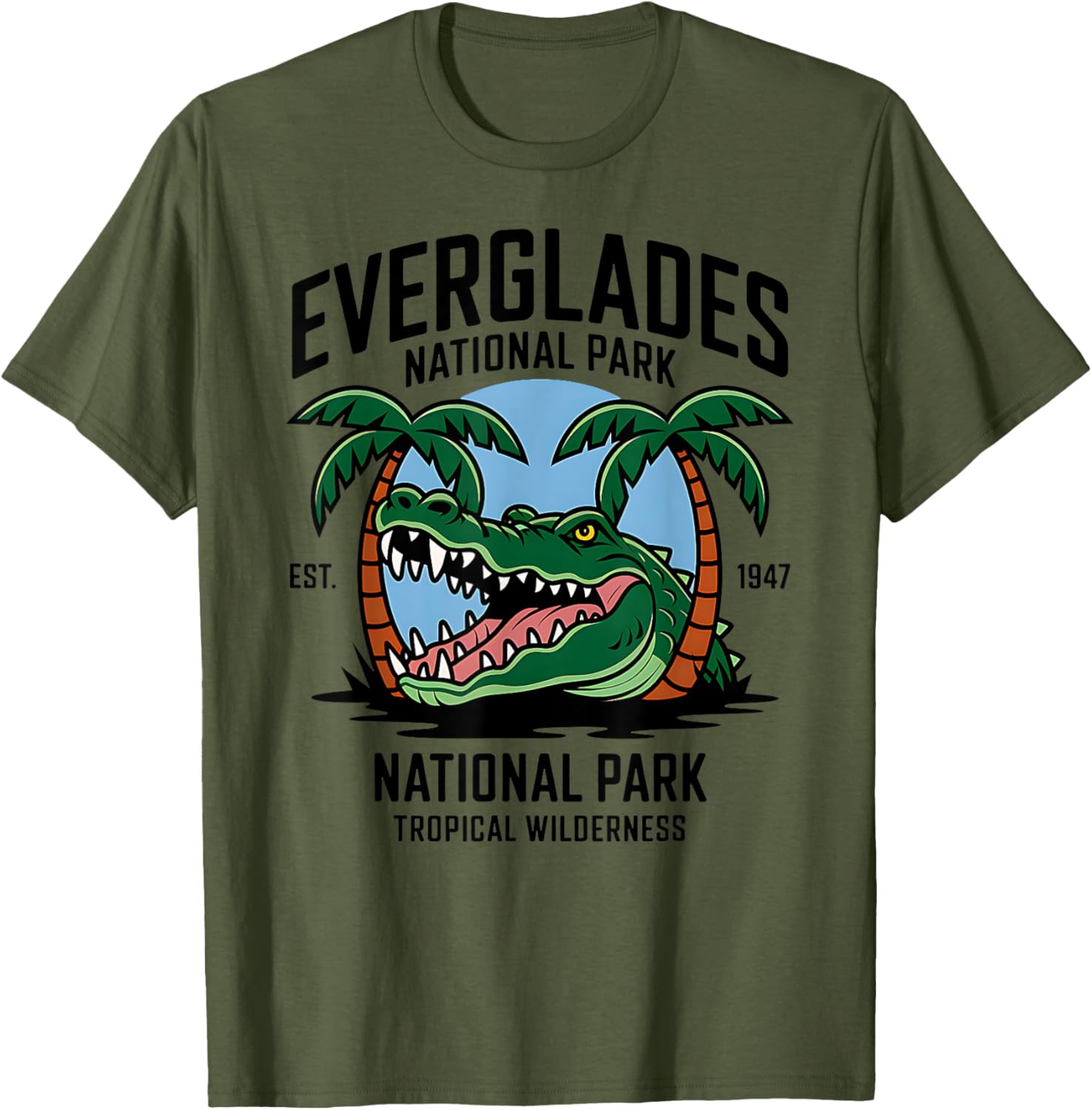 Everglades National Park Tropical Wilderness T-Shirt for Nature Lovers - 5