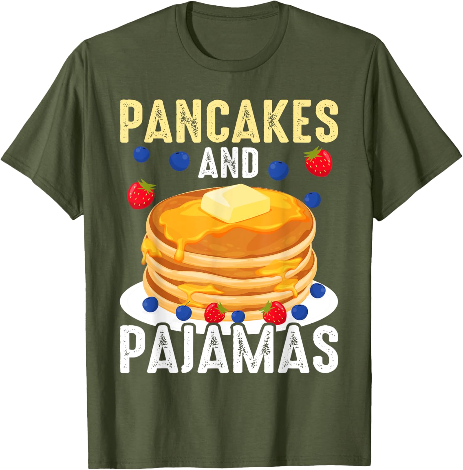Cozy Pancake Pajama T-Shirt for Fun and Relaxation at Home - 7