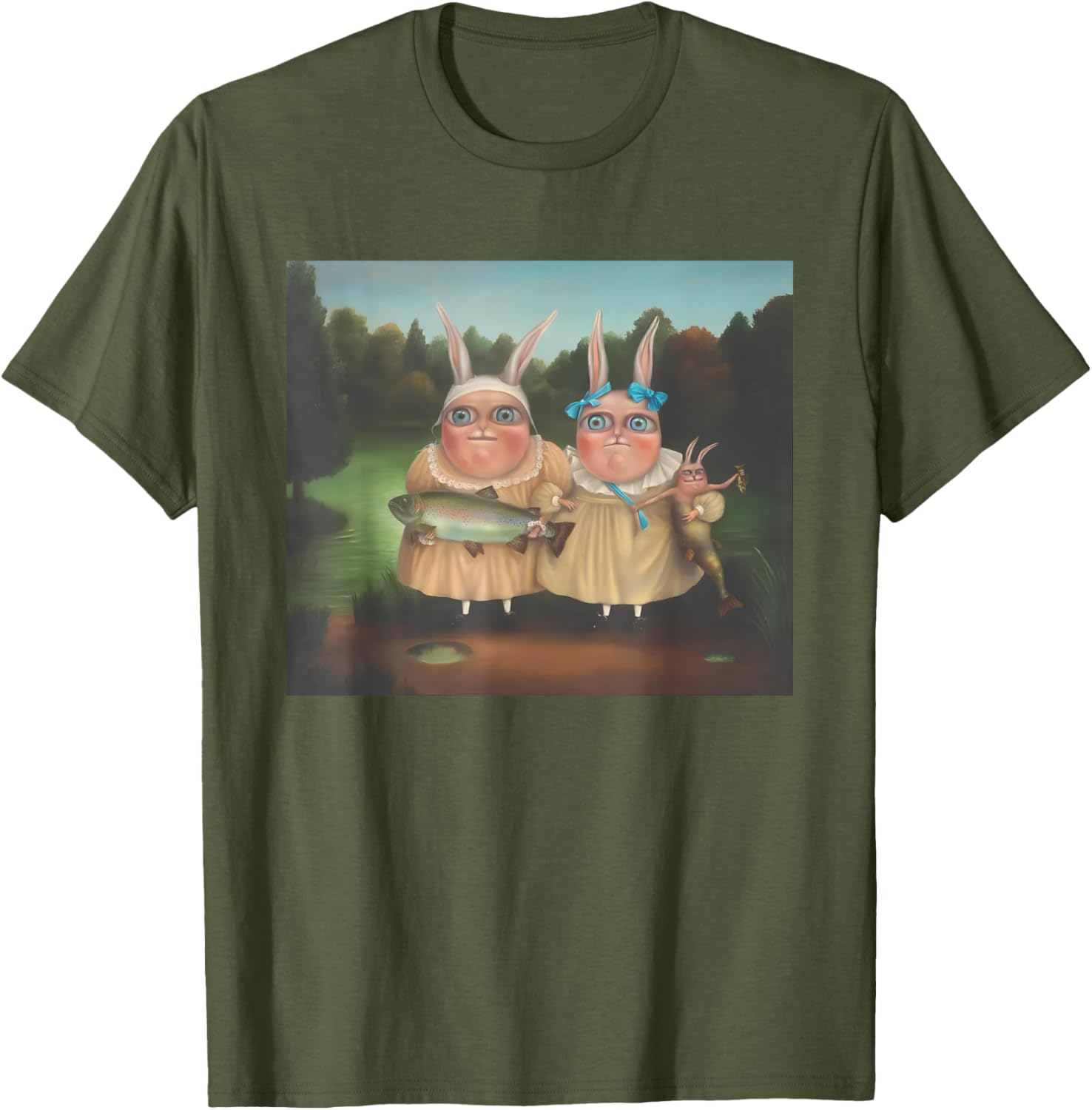 Cute Easter Bunny T-Shirt for Rabbit Lovers by Irena Aizen - 12