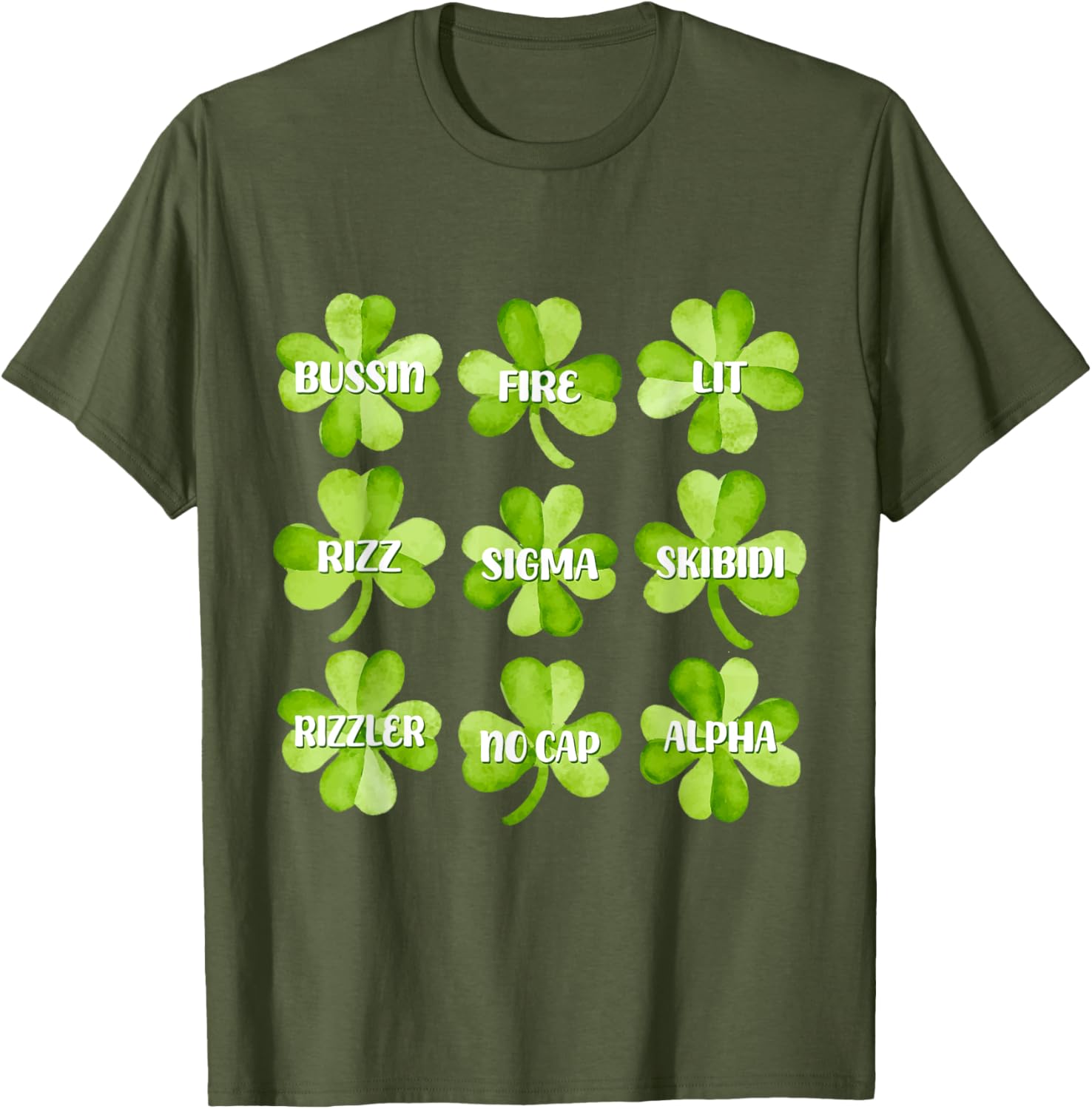 Funny Skibidi St Patricks Day Rizzlers Sigma T-Shirt for Celebrations - 3