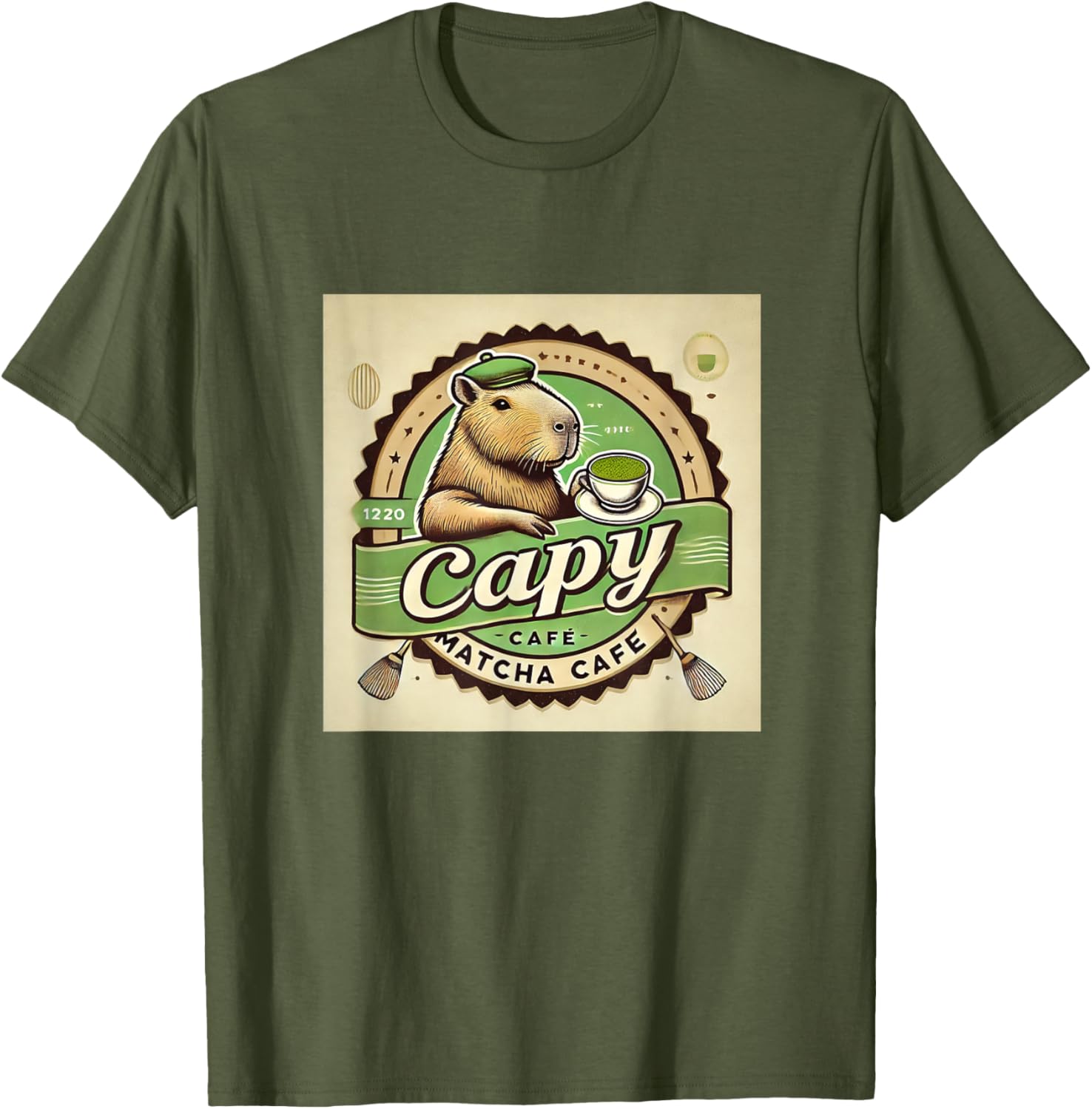 Capybara Cafe Coffee and Tea Lover T-Shirt for Animal Enthusiasts - 10