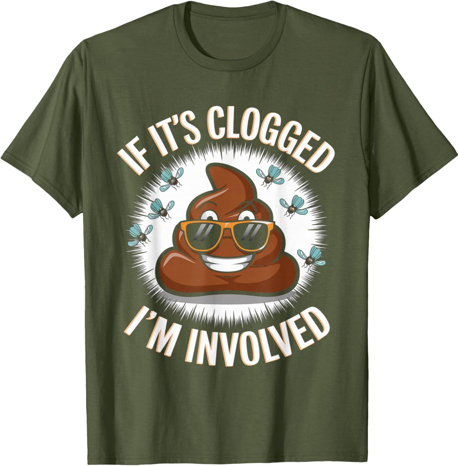 Funny Toilet Joke Dad T-Shirt for Unclogging Clogs in Style - 12