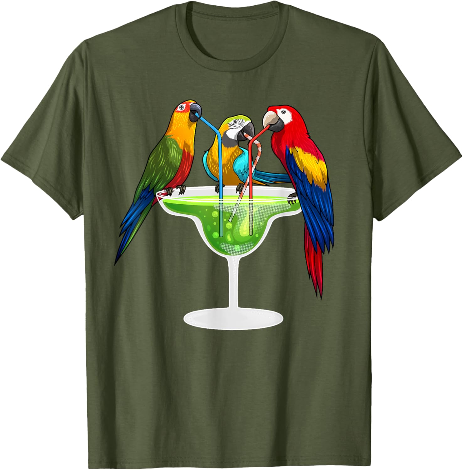 Cool Parrot Art T-Shirt for Bird Lovers - Fun Apparel for All Ages - 14