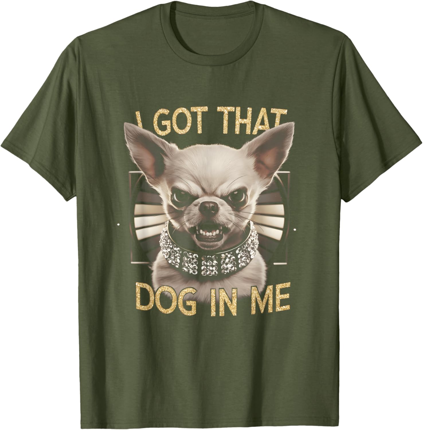 Funny Chihuahua T-Shirt with Angry Face for Dog Lovers Gift - 13