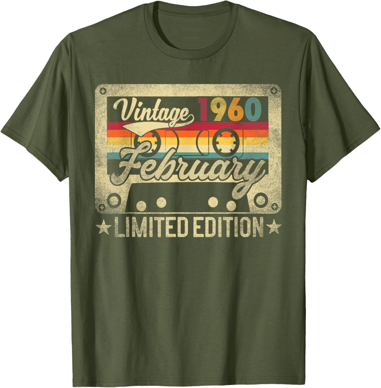 Funny Retro Vintage February 1960 Birthday T-Shirt for Nostalgic Celebrations - 2