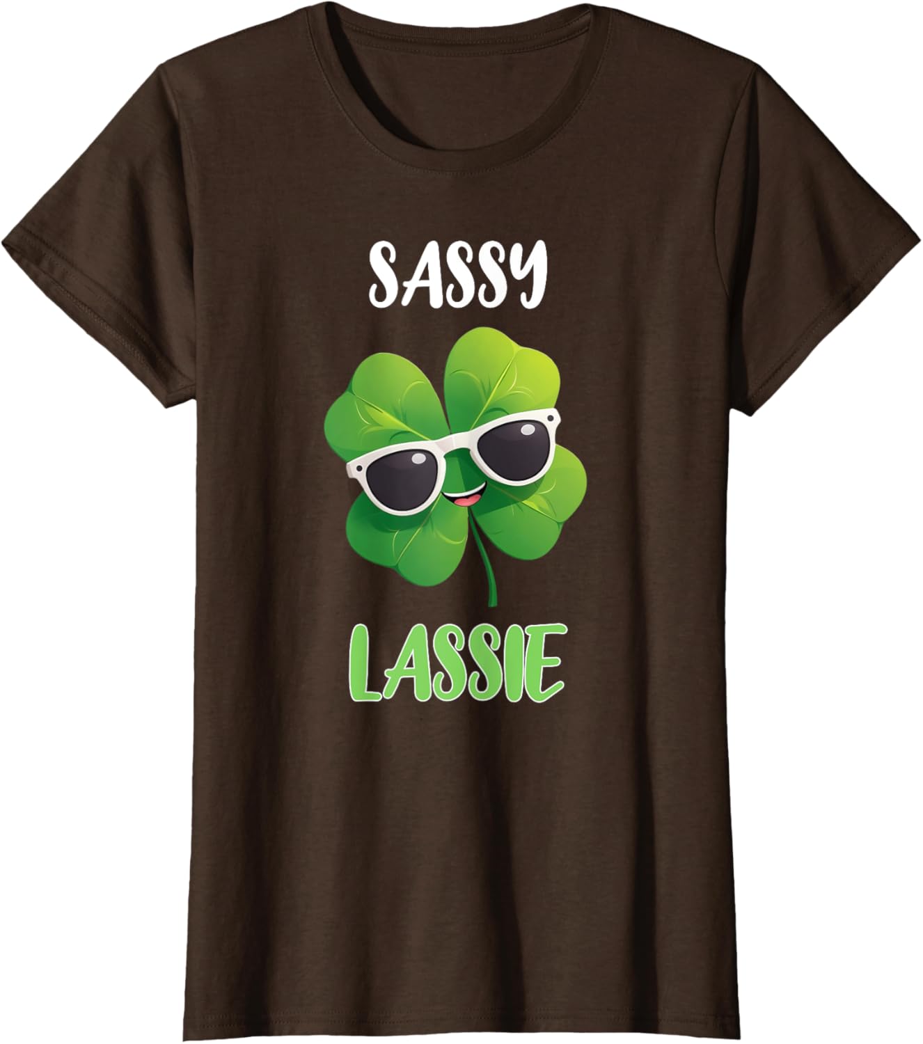 Funny Sassy Lassie St. Patrick's Day T-Shirt for Celebrating in Style - 7