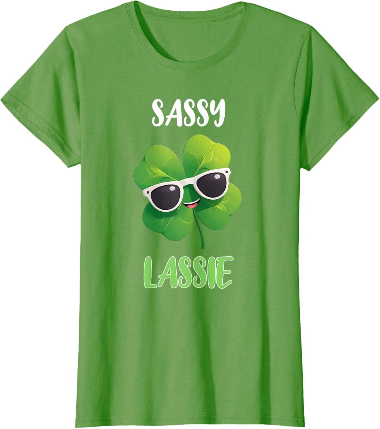 Funny Sassy Lassie St. Patrick's Day T-Shirt for Celebrating in Style - 15