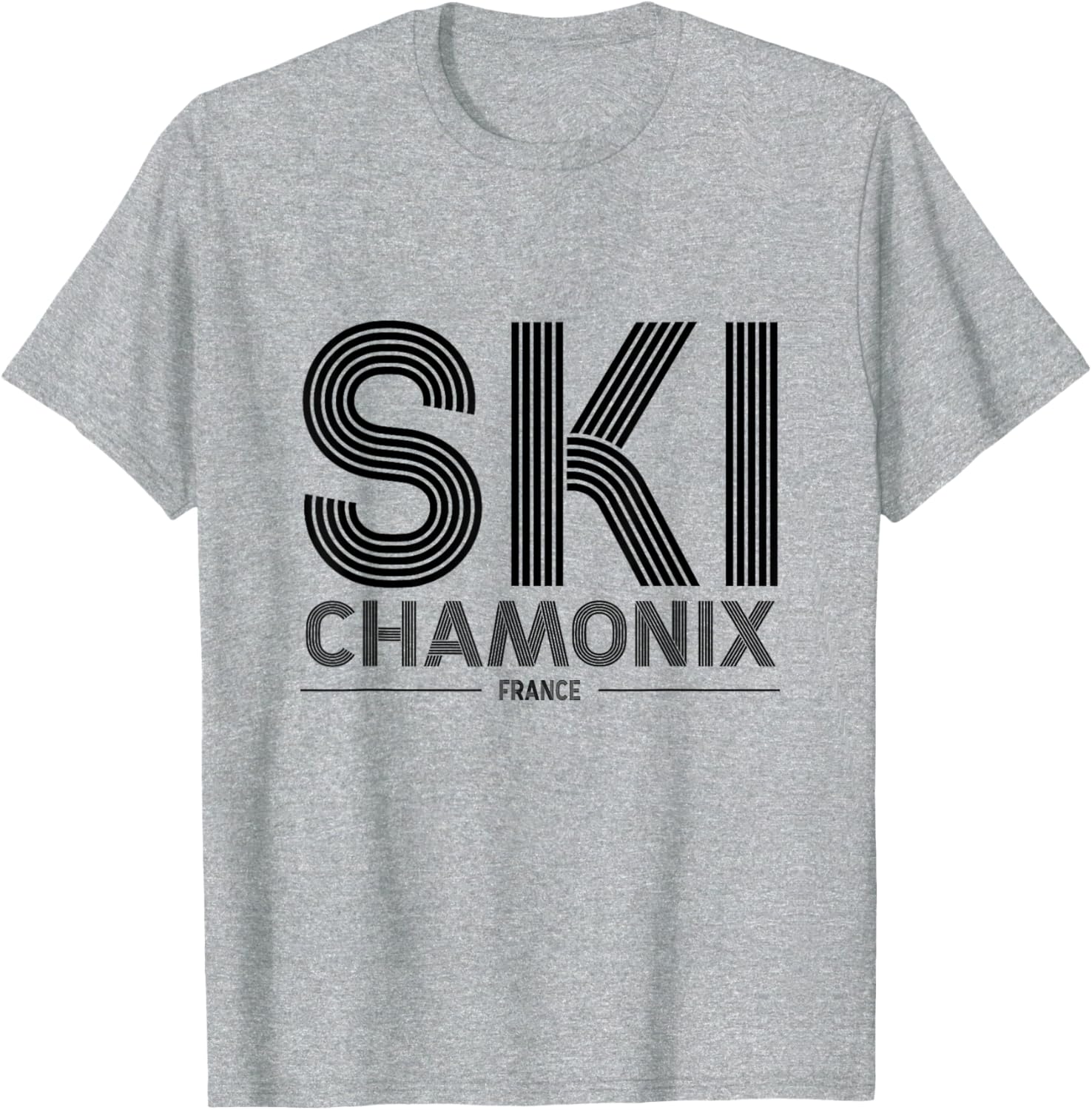 Chamonix Ski Resort T-Shirt for Ski Lovers in the French Alps - 18