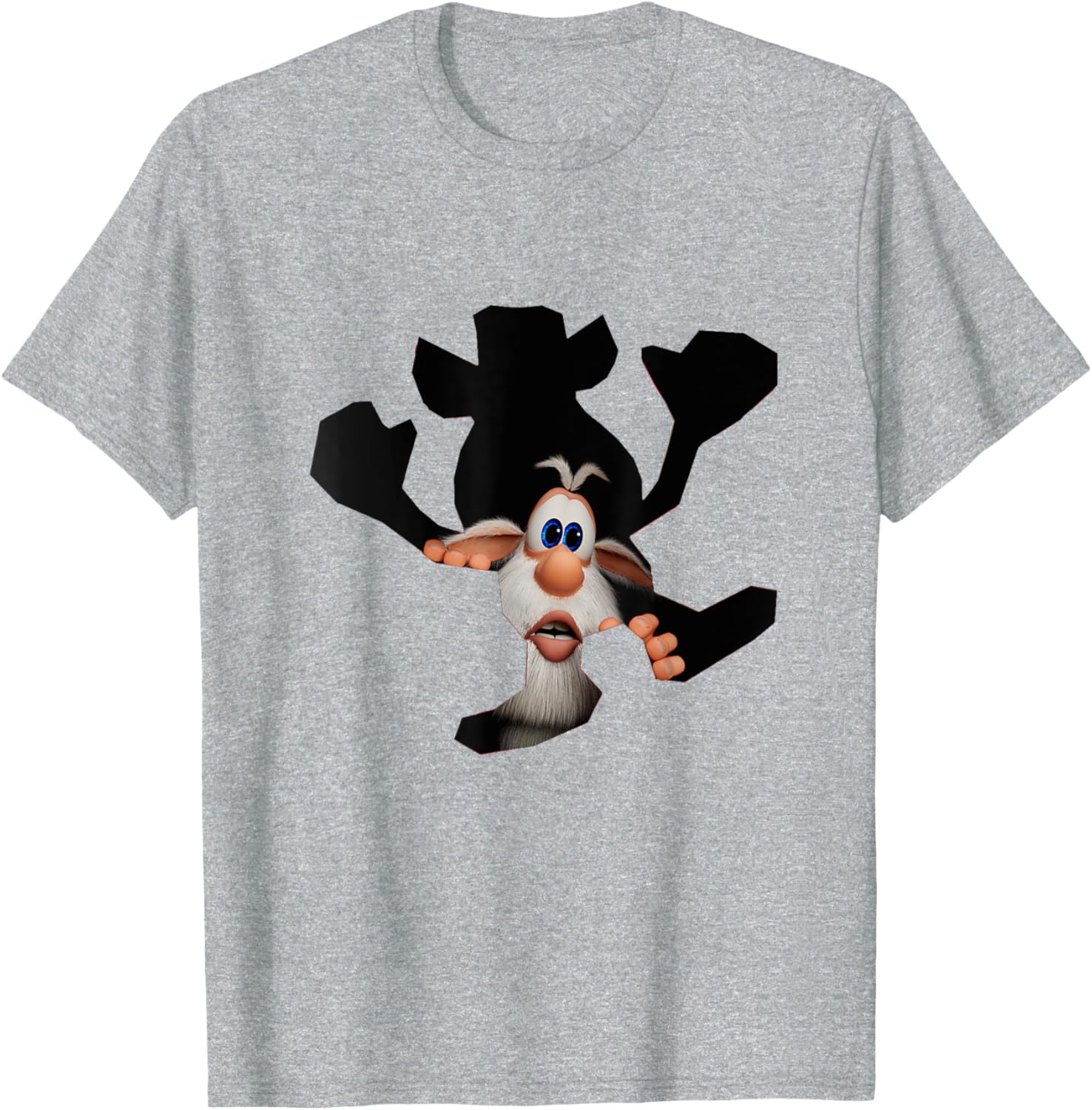 Cool Wall Hole Booba T-Shirt for Unique Casual Style and Comfort - 6