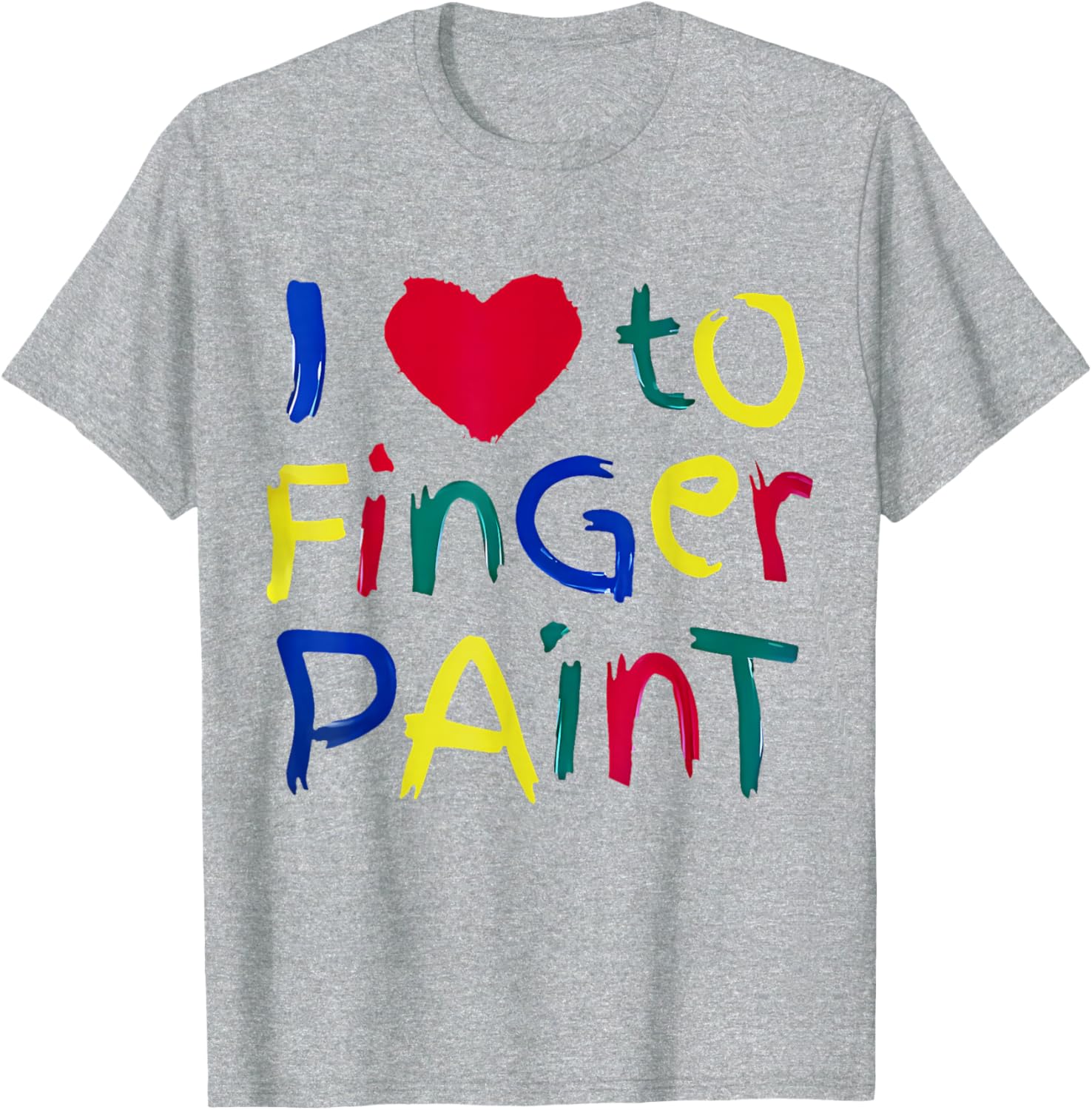 Cute Couple Finger Painting T-Shirt for Artsy Couples and Creative Fun - 12