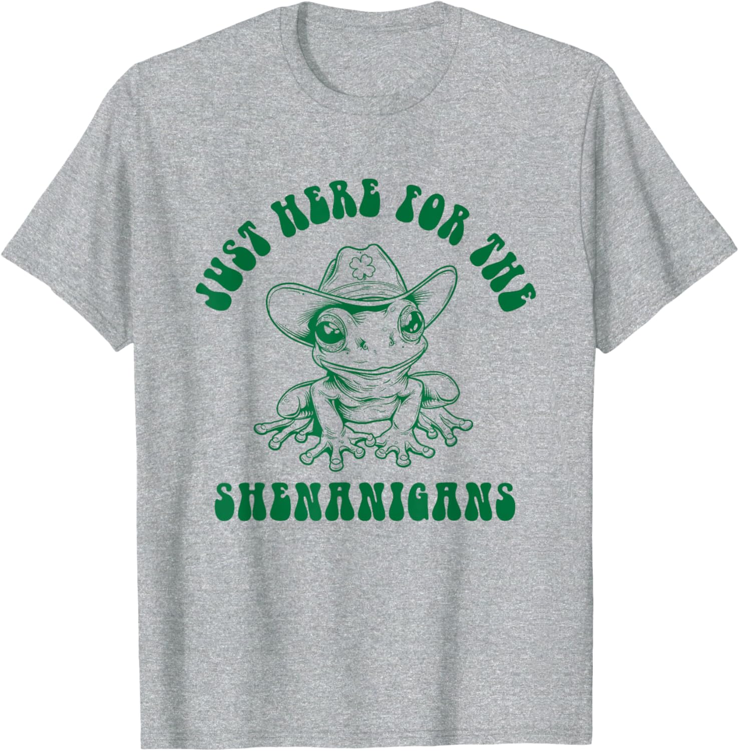 Frog Cowboy Hat St Patricks Day T-Shirt for Fun Shenanigans - 1