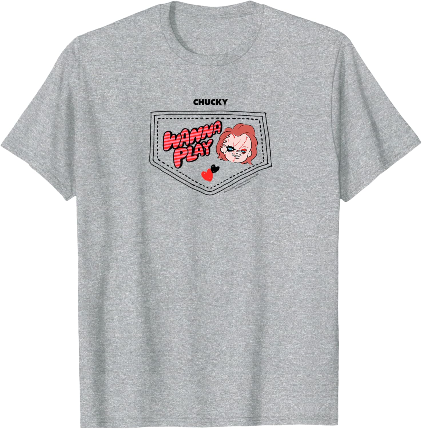 Chucky Wanna Play Faux Pocket T-Shirt for Trendy Kids' Fashion - 5