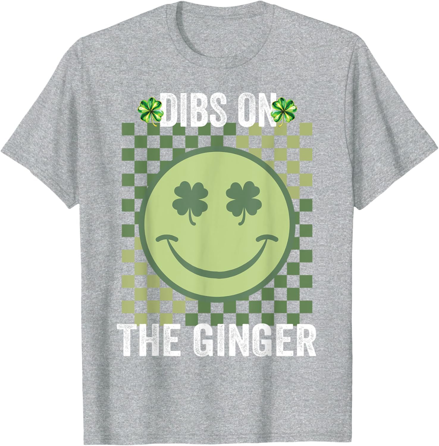 Dibs on the Ginger St Patrick's Shamrock T-Shirt for Women and Girls - 10