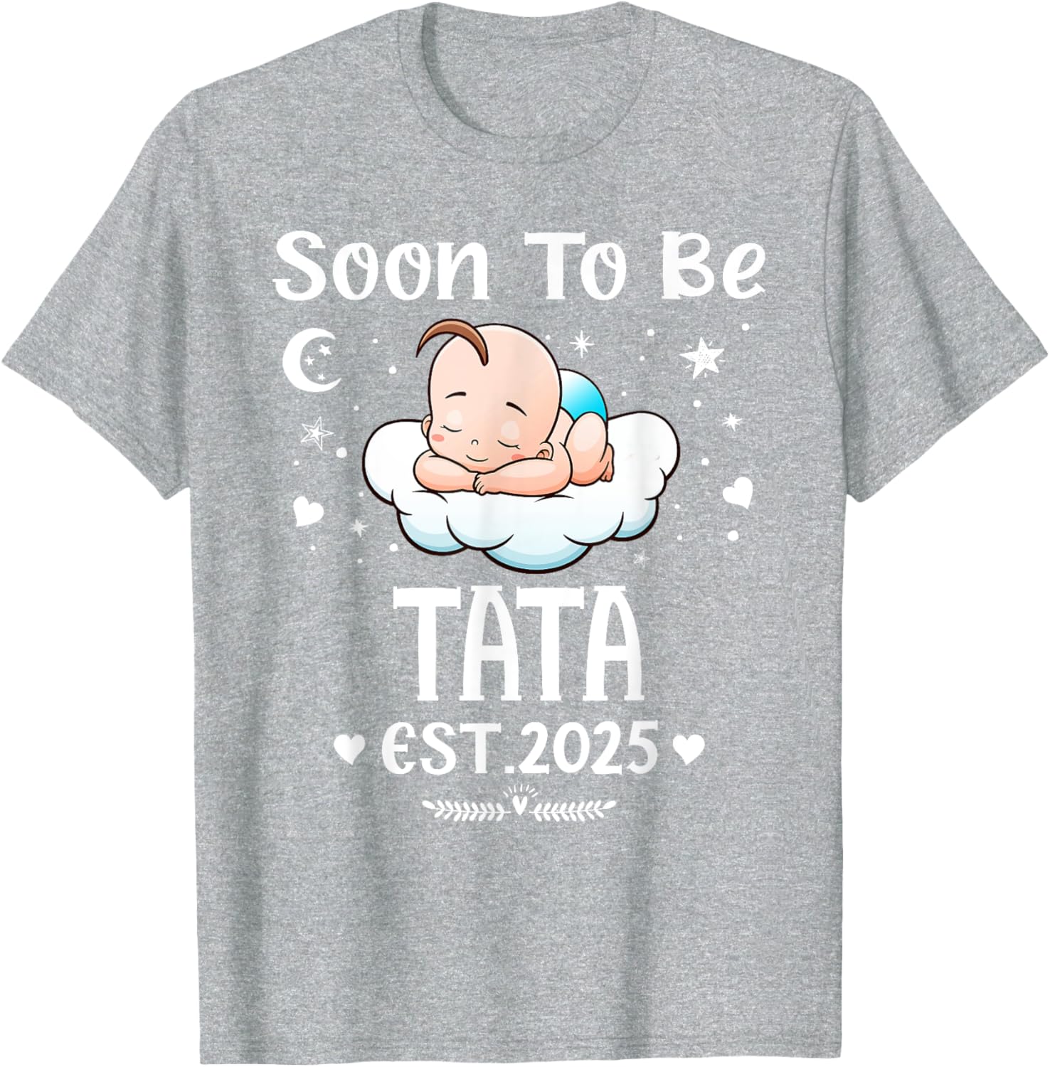 Cute Hearts Father's Day T-Shirt for 2025 by Soon To Be Tata - 13