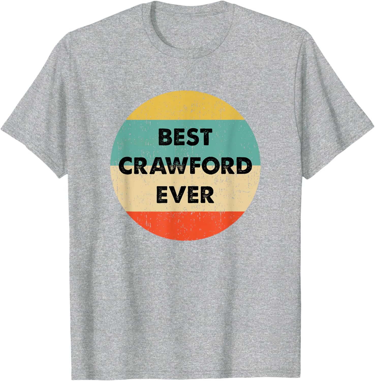 Crawford Personalized T-Shirt for Men and Women - Stylish Name Apparel - 8