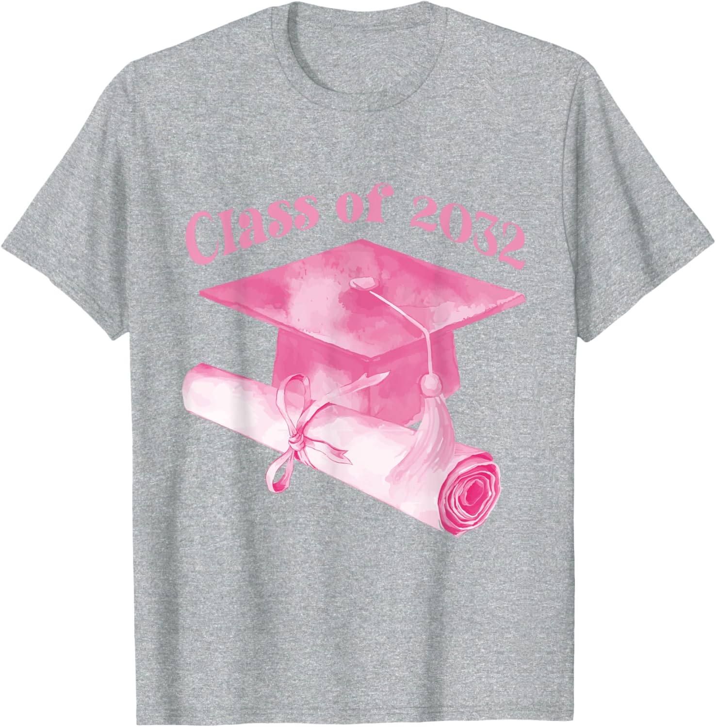 Class of 2032 Graduation Cap T-Shirt for Back to School Fun - 13