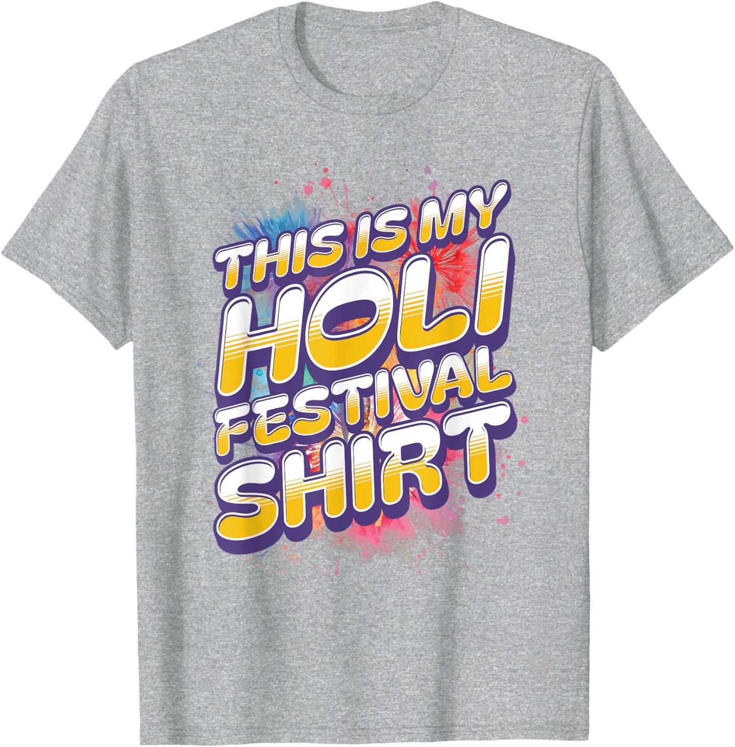 Colorful Holi Festival Shirt for Men and Women - Celebrate in Style - 7