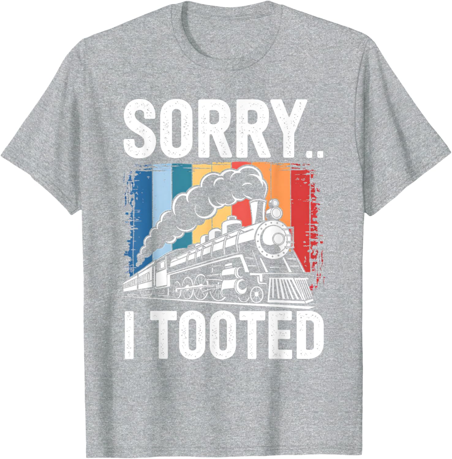 Funny Train Sorry I Tooted T-Shirt for Kids - Perfect Railroad Gift - 25