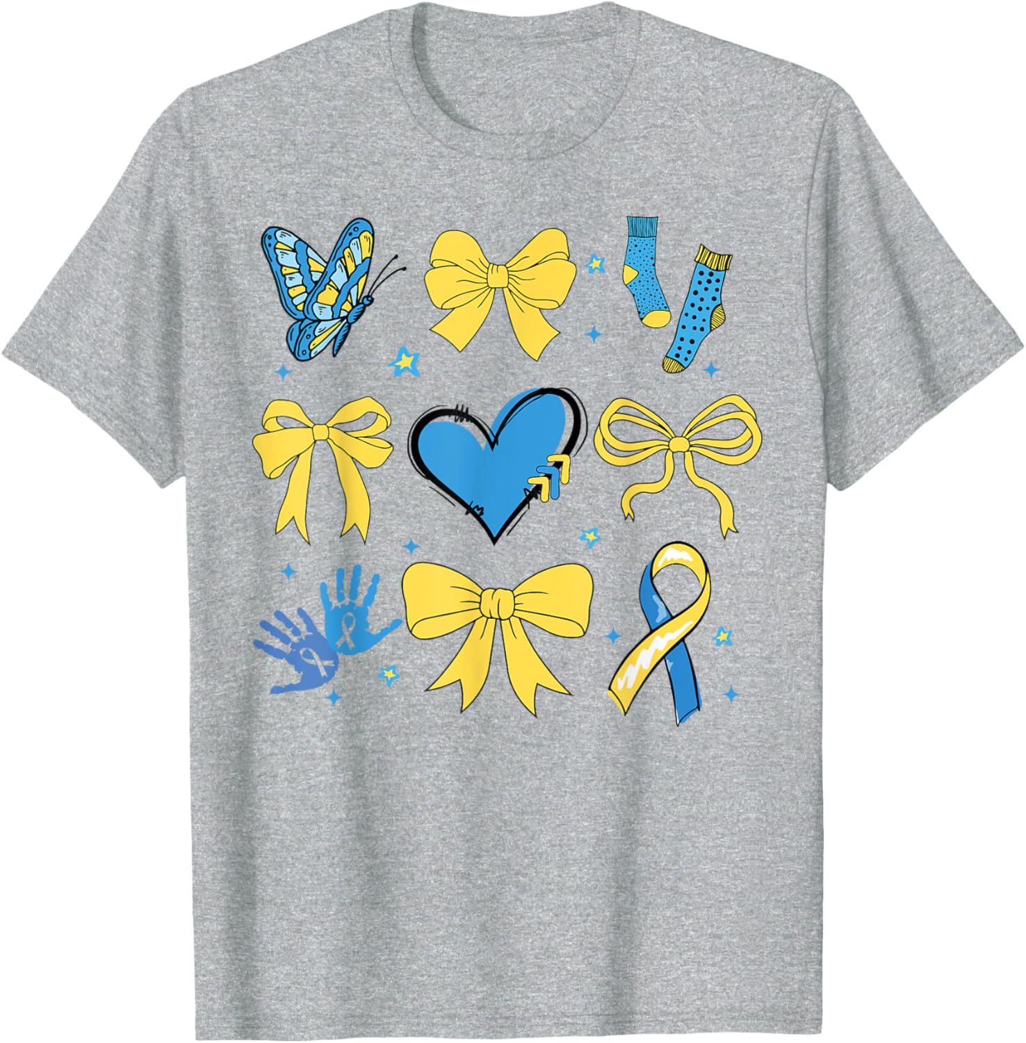 Coquette Bow T-Shirt for Girls - Trisomy 21 Down Syndrome Awareness - 16