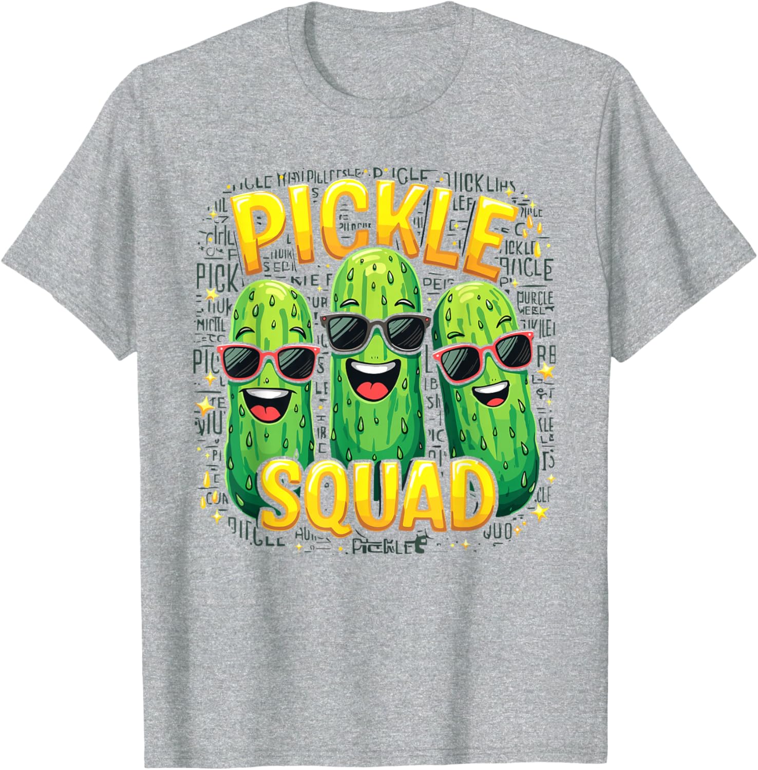 Cute Pickle Squad Shirt Fun Cucumber Jar T-Shirt for Pickle Lovers - 15
