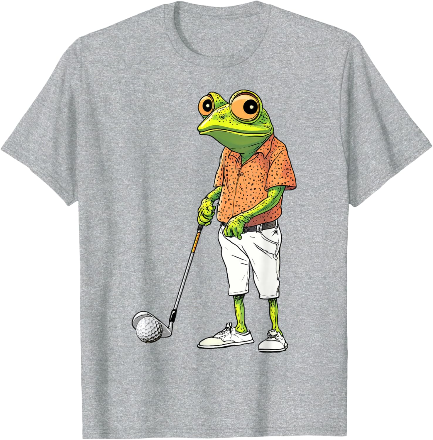 Cute Frog Golf Player T-Shirt for Golf Lovers and Animal Fans - 20