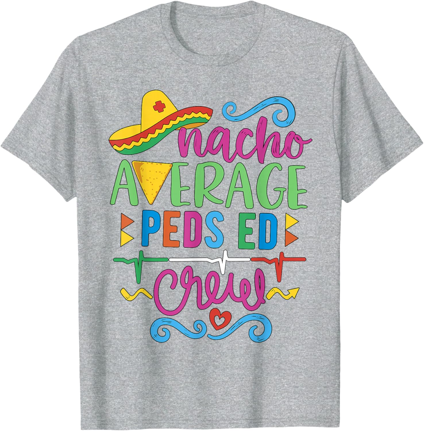 Emergency Nurse Techs Peds ED Crew T-Shirt for Pediatric Healthcare Heroes - 3