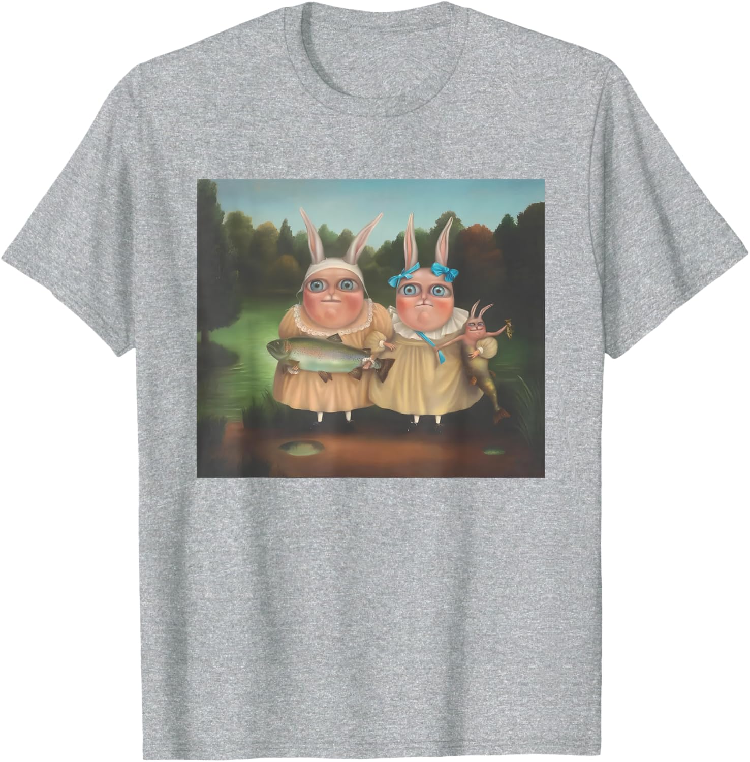 Cute Easter Bunny T-Shirt for Rabbit Lovers by Irena Aizen - 21