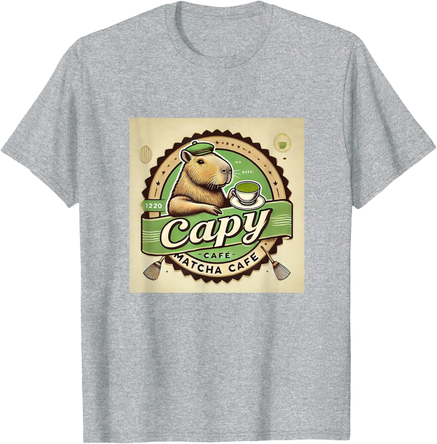 Capybara Cafe Coffee and Tea Lover T-Shirt for Animal Enthusiasts - 20