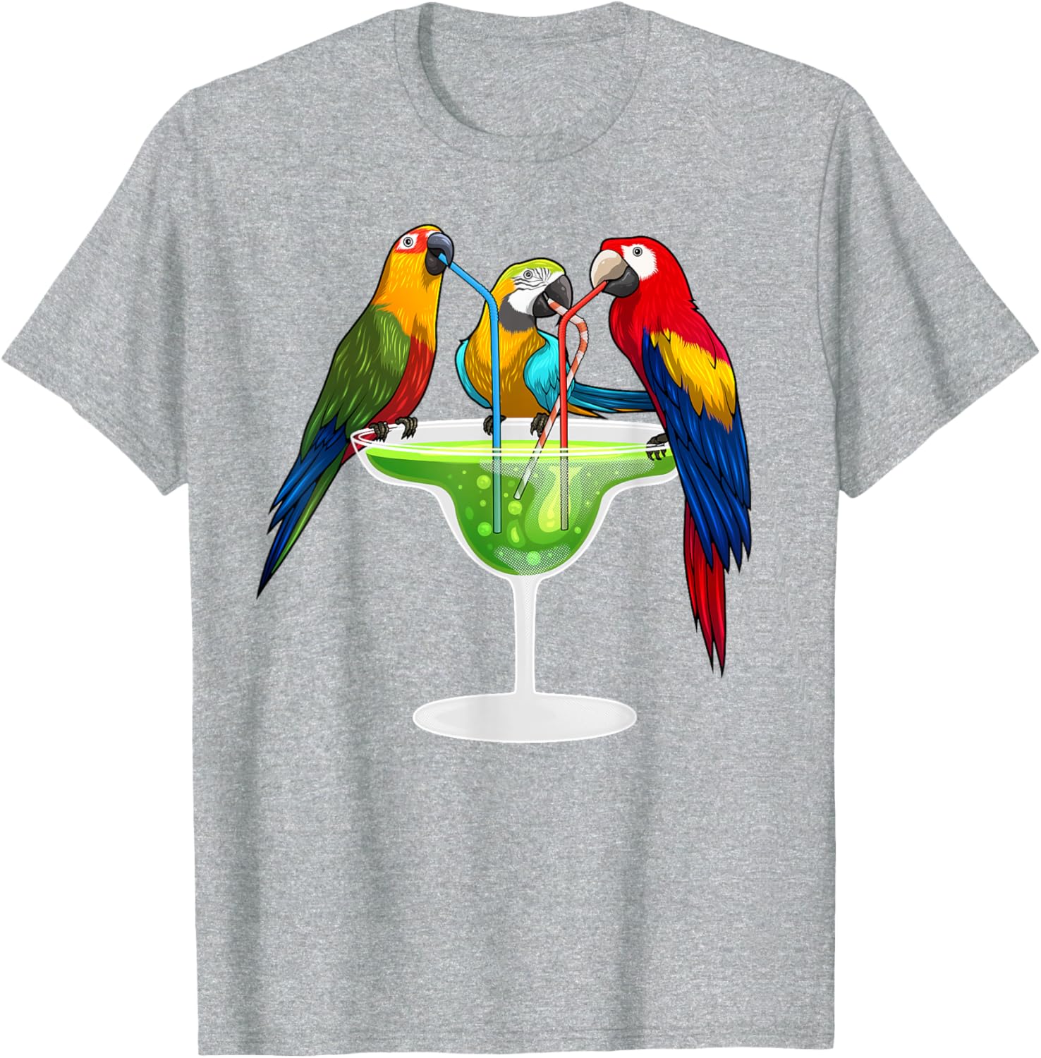Cool Parrot Art T-Shirt for Bird Lovers - Fun Apparel for All Ages - 10