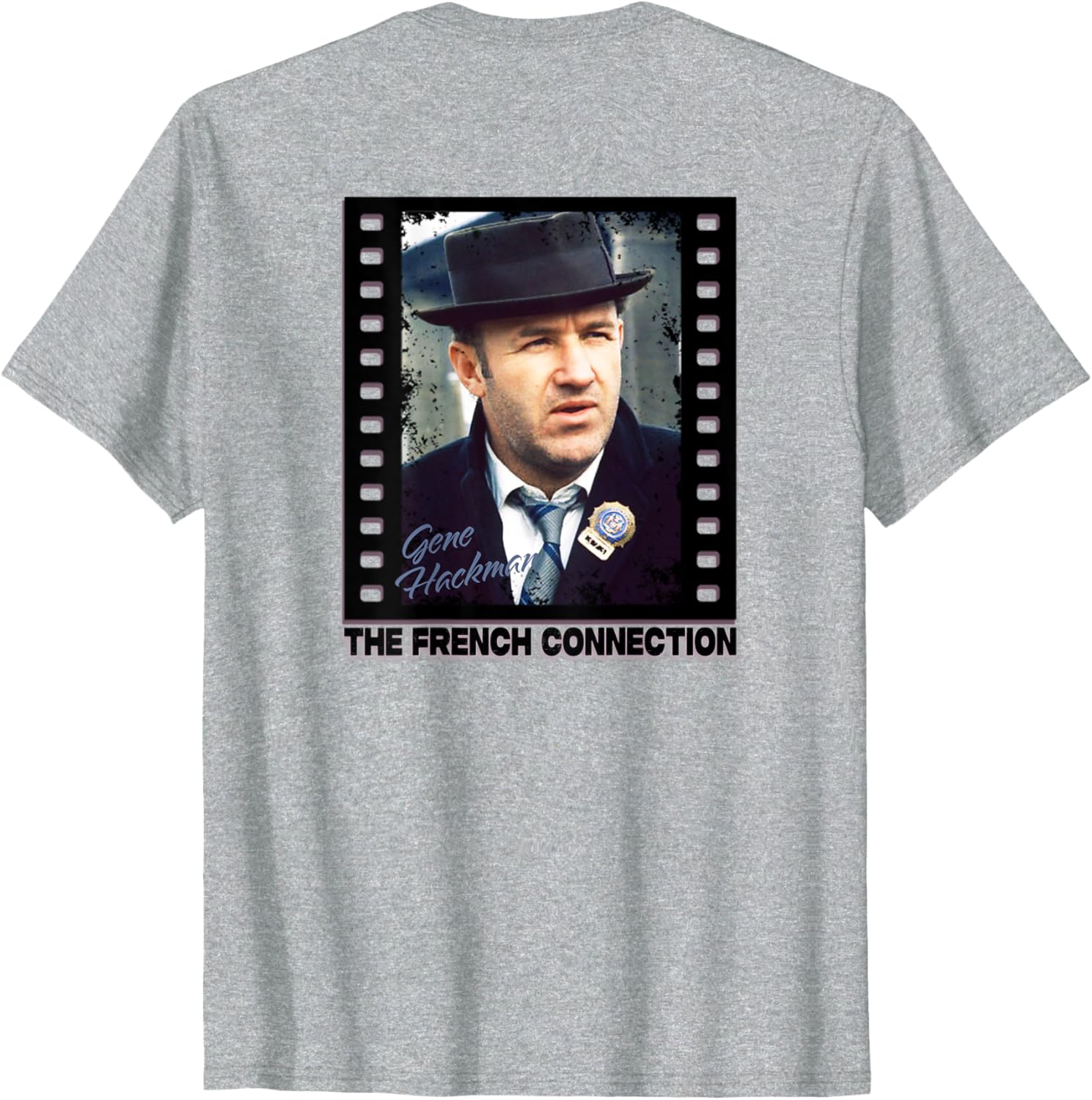 Gene Hackman Back Printed T-Shirt for Cool Casual Style and Comfort - 6