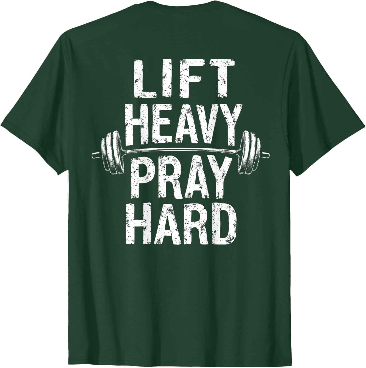 Lift Heavy Pray Hard Jesus Gym T-Shirt for Weightlifters and Deadlifts - 5