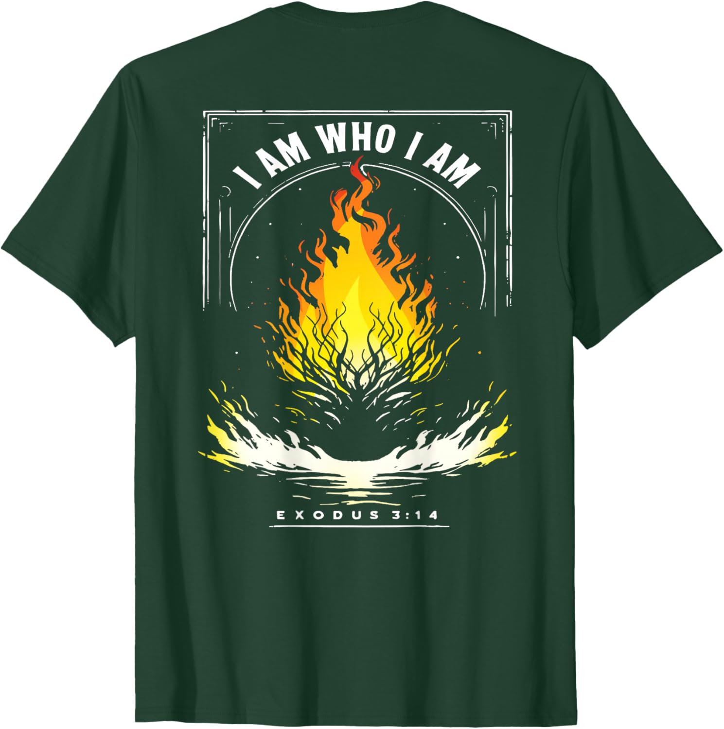 I Am Who I Am Exodus 3:14 Bible Verse T-Shirt for Men and Women - 7