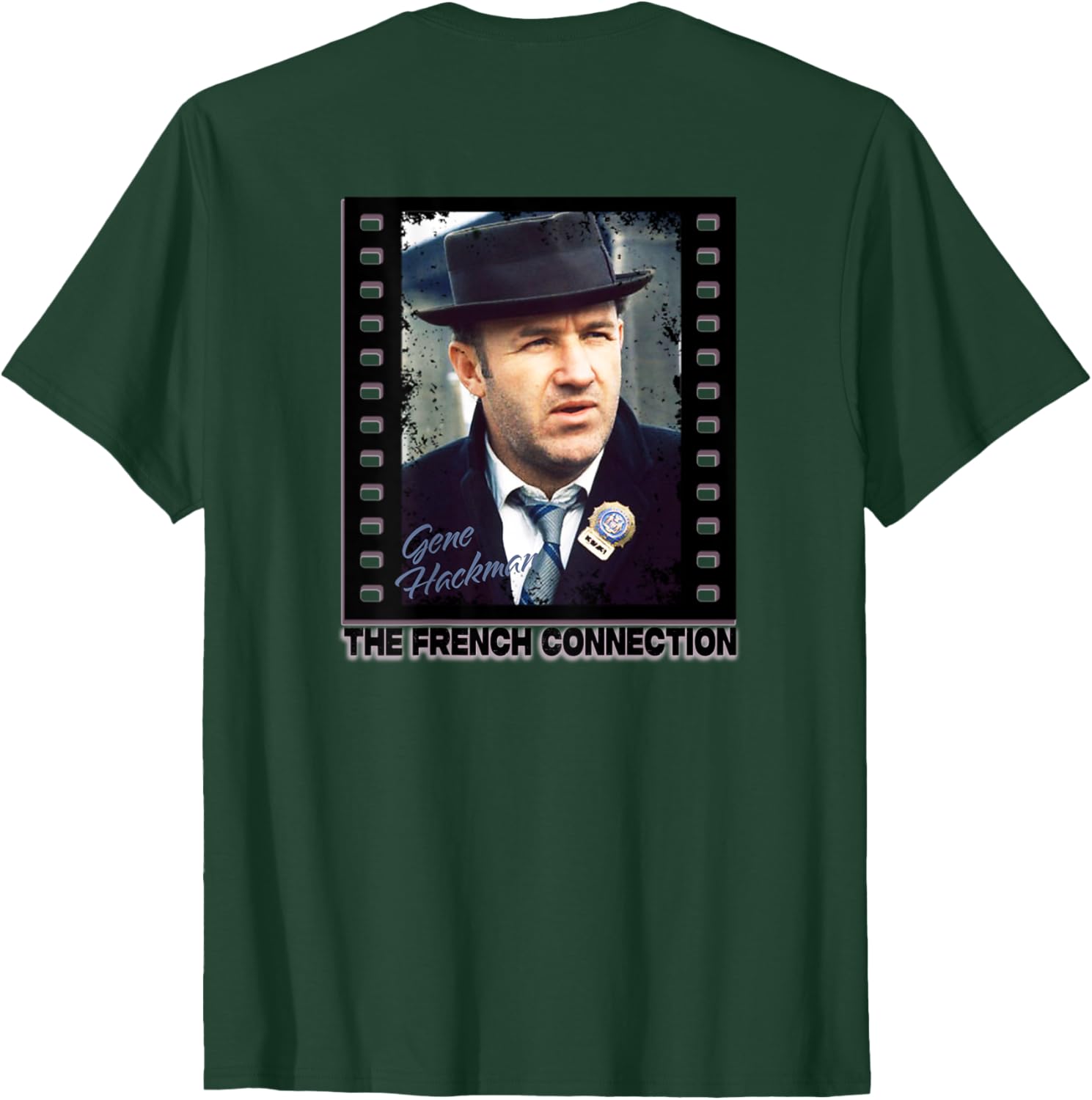 Gene Hackman Back Printed T-Shirt for Cool Casual Style and Comfort - 29