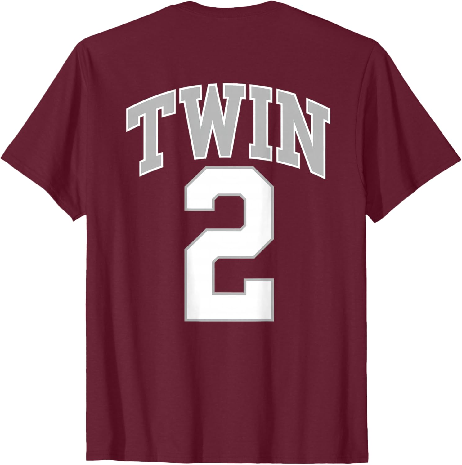 Matching Funny TWIN 1 and TWIN 2 Adult and Kids Jerseys T-Shirt Set - 11