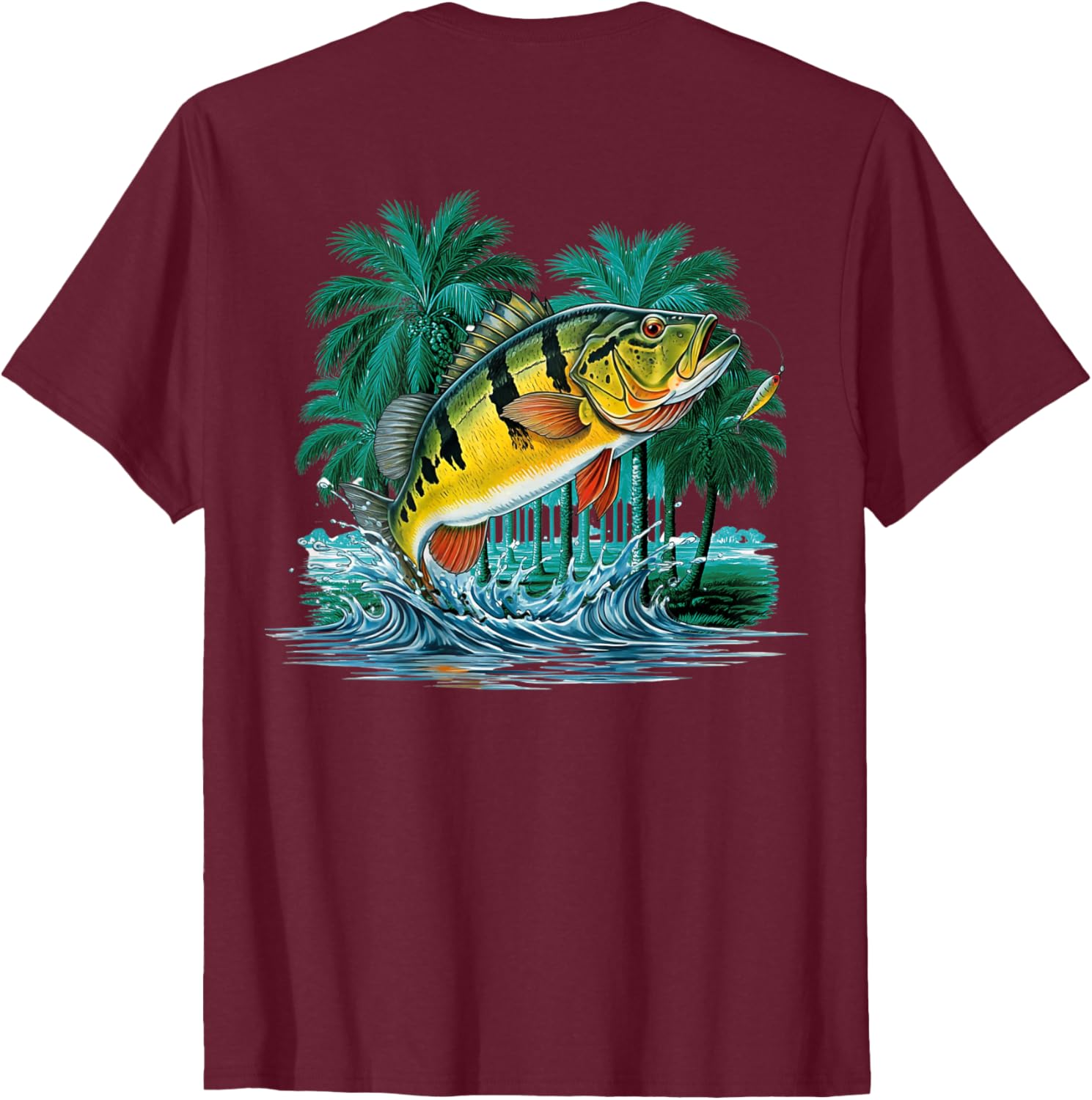 Peacock Bass Jungle Fishing T-Shirt for Outdoor Adventure Lovers - 10