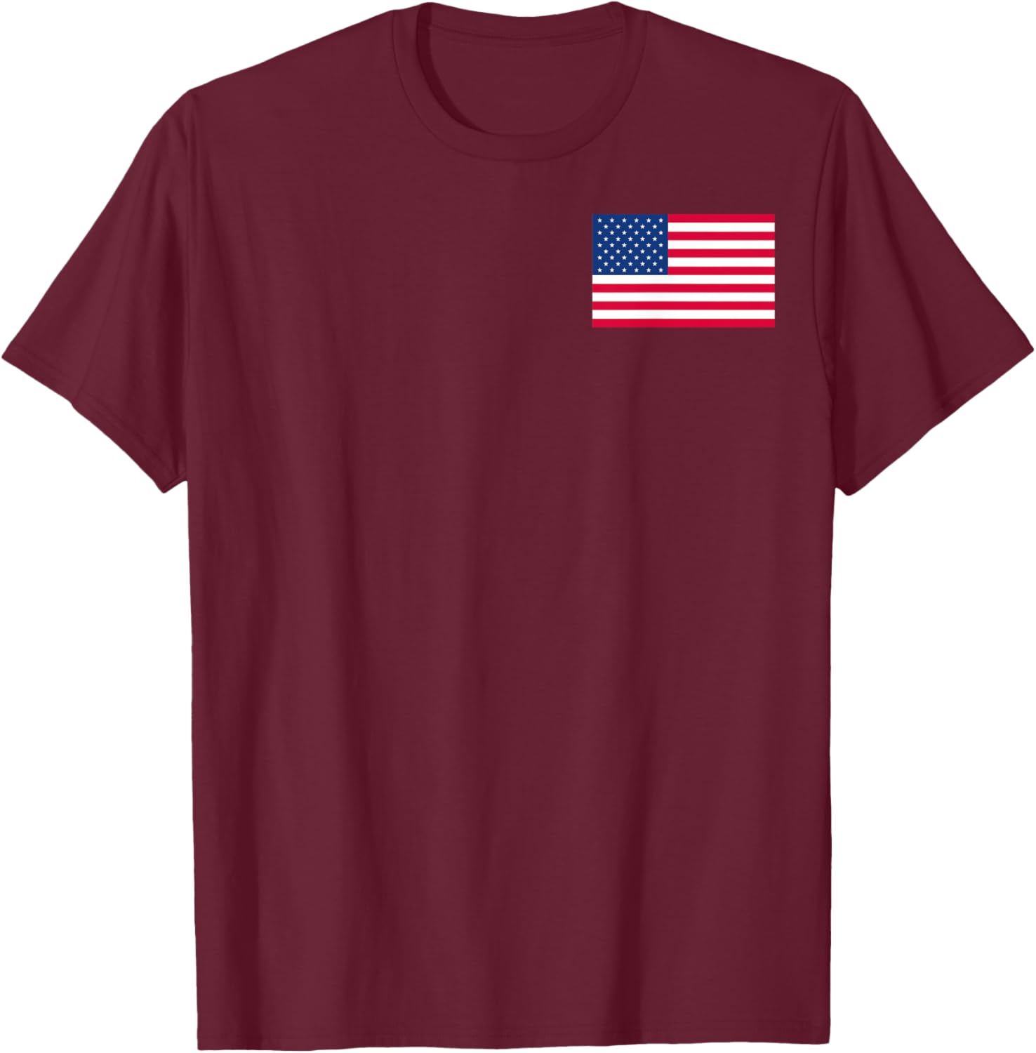 Patriotic American Flag Small Print T-Shirt for Casual Style Lovers - 11
