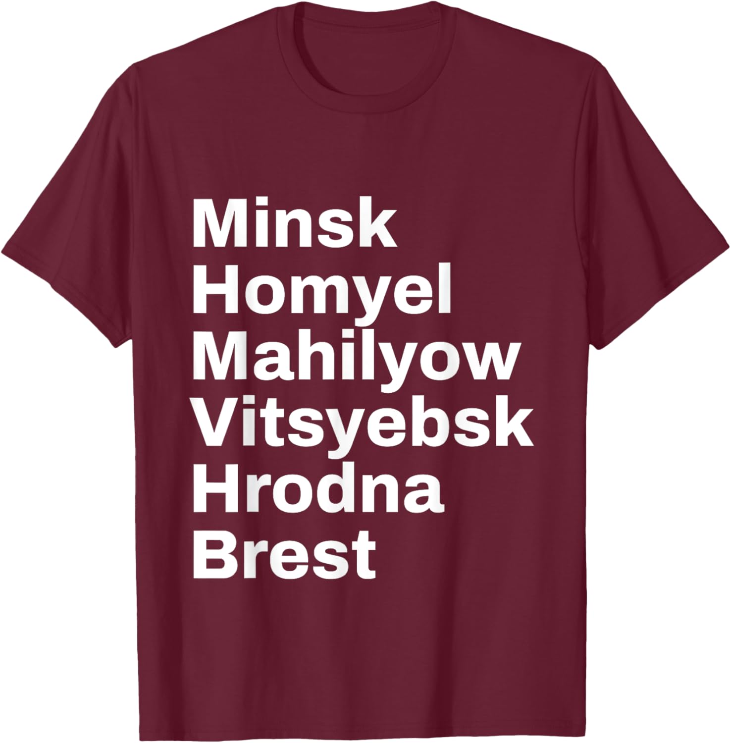 Belarus Cities Travel T-Shirt Perfect for Adventurers and Travelers - 10