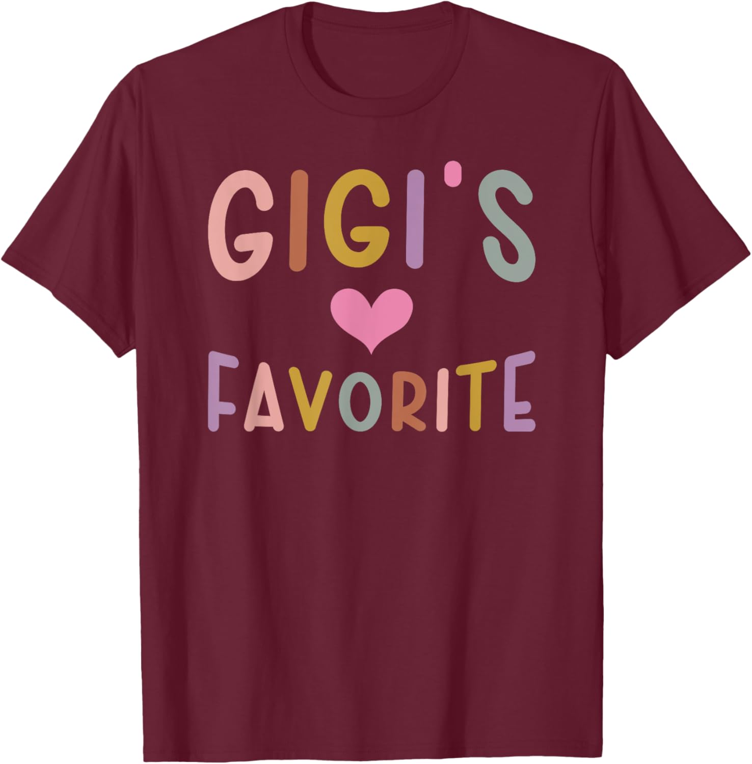 Gigi's Favorite T-Shirt for Grandchildren - Cute Gift for Family Love - 1