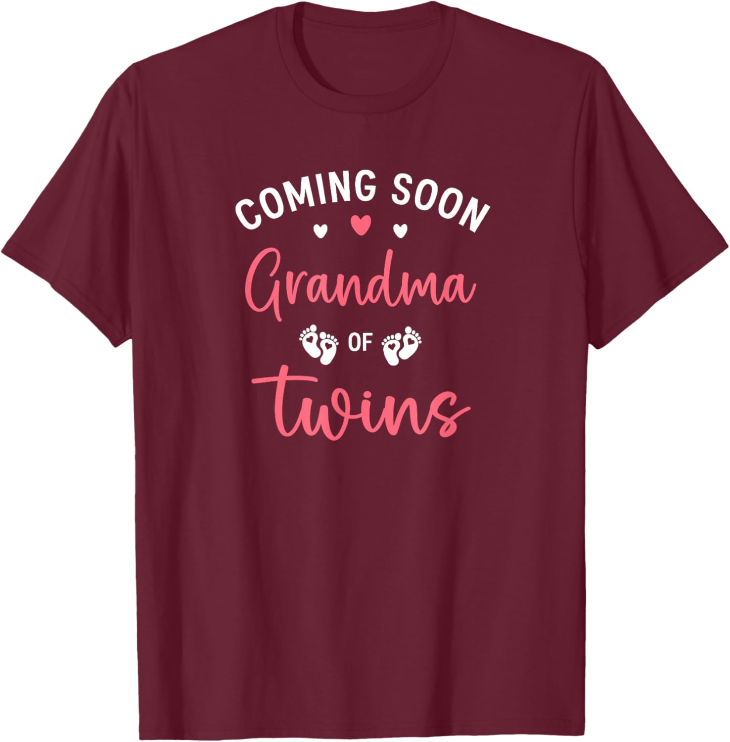 Coming Soon Grandma of Twins T-Shirt Cute Gift for New Grandmothers - 10