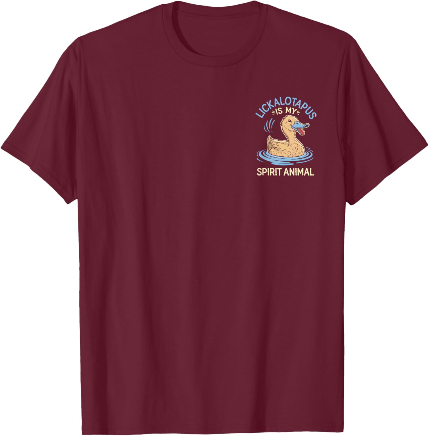 Funny Lickalotapus Spirit Animal T-Shirt for Meme Lovers and Friends - 7