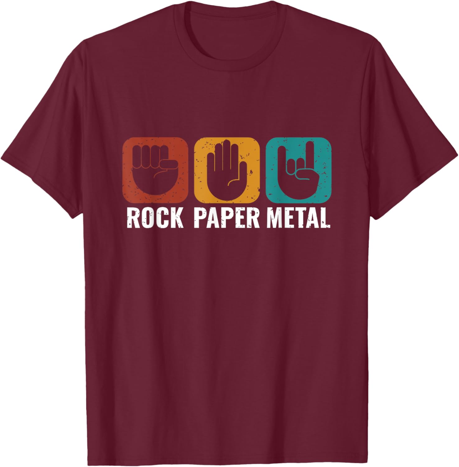 Rock Paper Metal T-Shirt for Metal Fans - Ultimate Music Lover Gift - 8