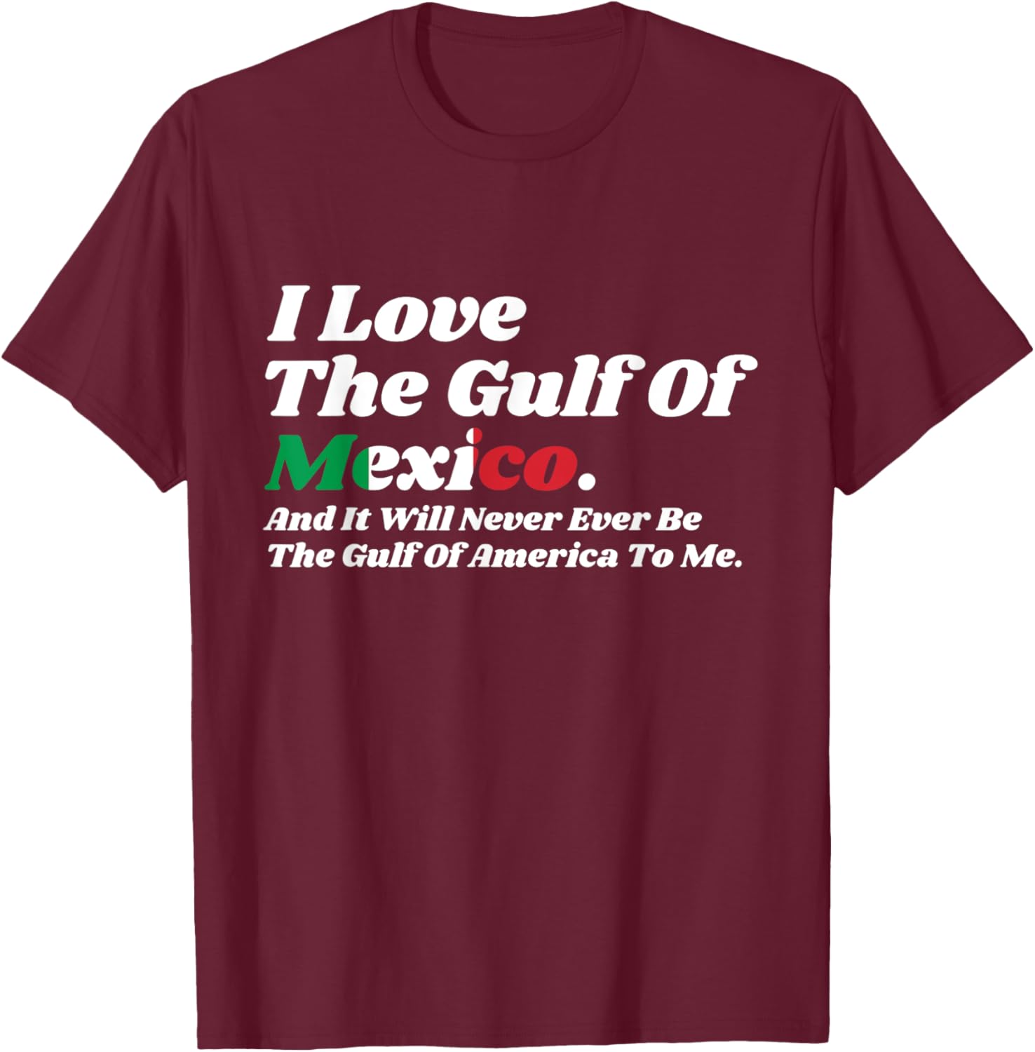 Love the Gulf of Mexico Pride Statement T-Shirt for Beach Lovers - 1