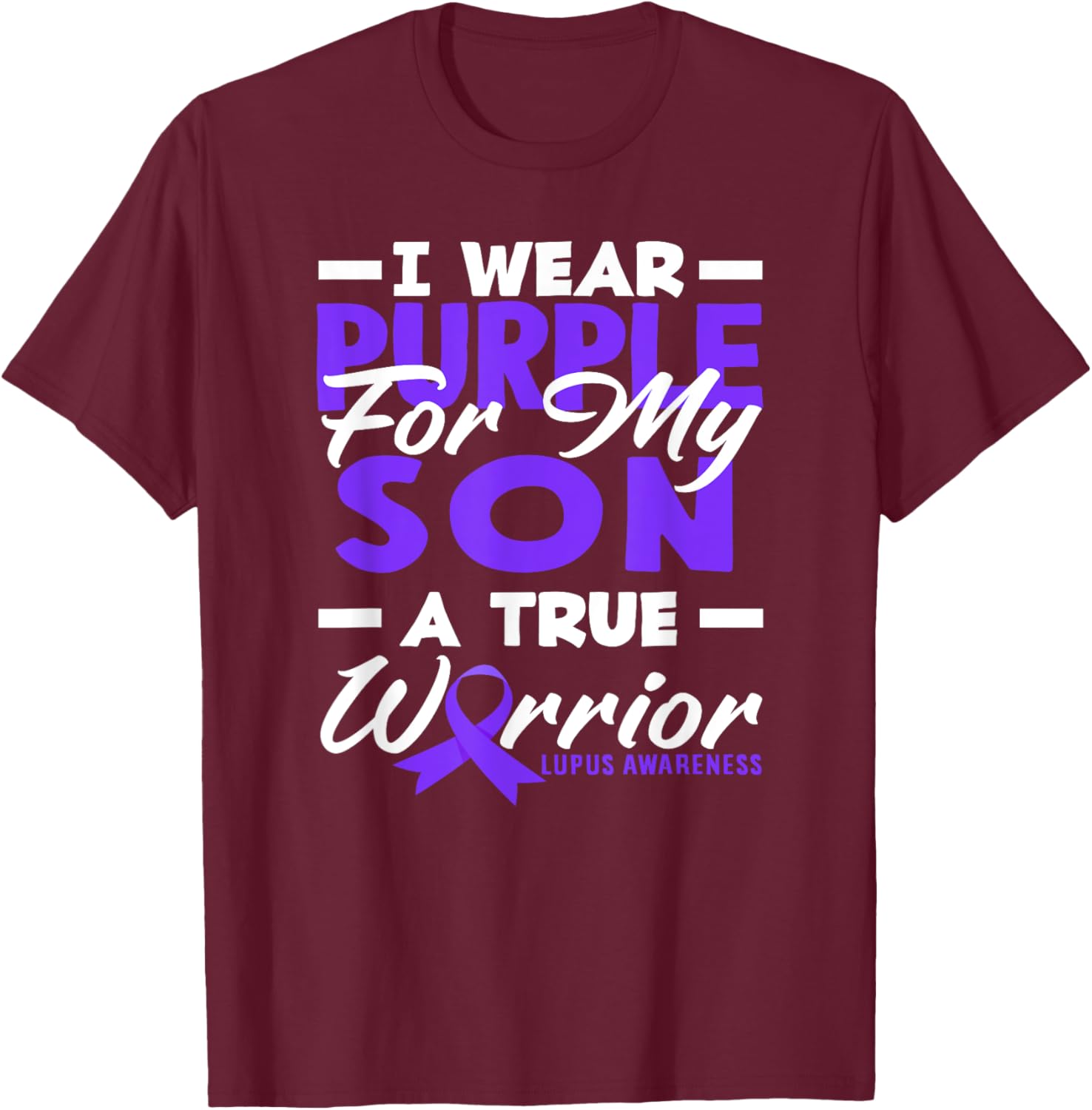 Wear Purple for Lupus Awareness T-Shirt for Proud Moms and Warriors - 3